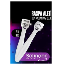 BX Raspa Aleti - Jiletli Ayak Topuk Törpüsü 2 adet Solingen Profesyonel