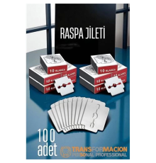 BX Raspa Topuk Jileti 100 lu PAKET  Ayak Taban Nasır Yedek Jileti