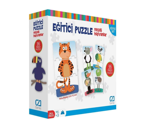 CA.5028 CA Games Eğitici Puzzle Neşeli Hayvanlar CA.5028 CA Games Eğitici Puzzle Neşeli Hayvanlar