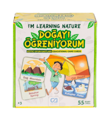 CAEGT-5053 Doğayı Öğreniyorum Eğitici Oyun Kartları