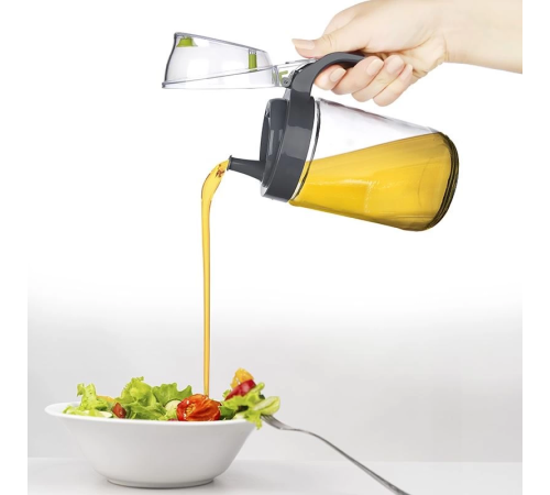 Cam Yağdanlık - Kulplu Sirkelik Sosluk 660ML (336336)