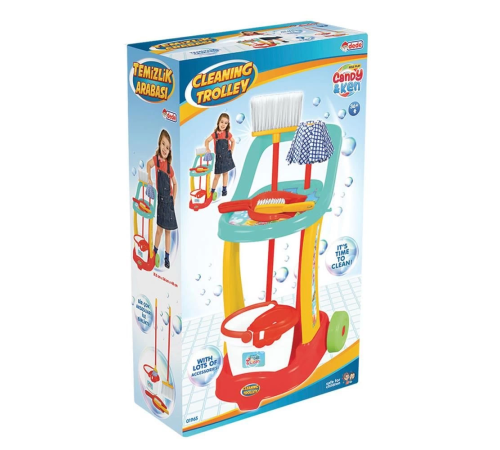Candy & Ken Temizlik Arabası Temizlik Oyun Seti Candy & Ken Temizlik Arabası Temizlik Oyun Seti
