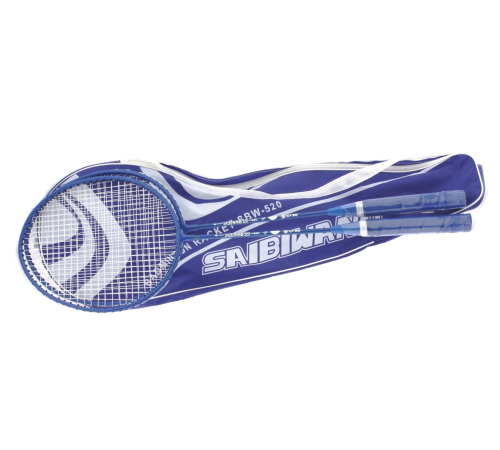 Çantalı Mavi Badminton Raket Seti