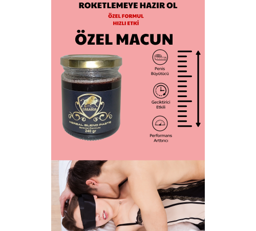 Caraboa Ginseng, Maca Extract, Tongkat Alı, Çakşır Otu, Panax, Bitkisel Karışımlı Macun 240 gr Caraboa Ginseng, Maca Extract, Tongkat Alı, Çakşır Otu, Panax, Bitkisel Karışımlı Macun 240 gr