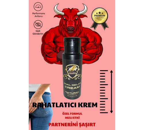 Caraboa Kadınlara Özel Anal Rahatlatıcı ve Kayganlaştırıcı Krem Anal Relaxing Cream For Women 60ml Caraboa Kadınlara Özel Anal Rahatlatıcı ve Kayganlaştırıcı Krem Anal Relaxing Cream For Women 60ml