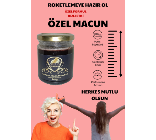 Caraboa Unisex Ginseng Etkili Macun 240 Gr Erkek Kadın Enerji Ve Performans Testeron Desteği Caraboa Unisex Ginseng Etkili Macun 240 Gr Erkek Kadın Enerji Ve Performans Testeron Desteği