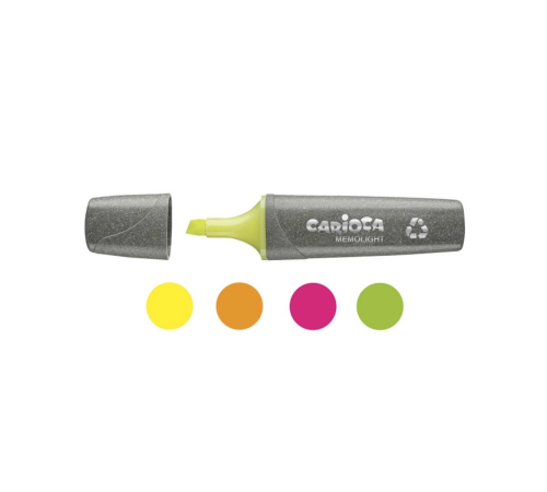 Carioca Eco Family Fosforlu Marker 4'lü