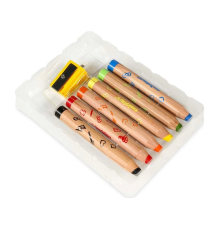 Carioca Jumbo Bebek Ahşap Gövdeli Boya Kalemi 6'lı