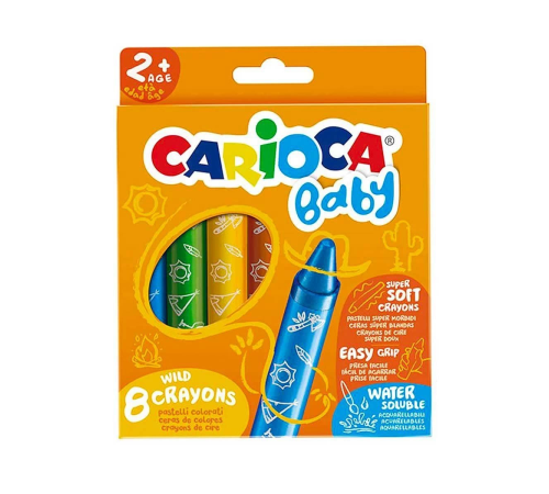 Carioca Jumbo Bebek Yumuşak Pastel Boya 8'li