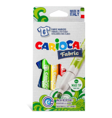 Carioca Kumaş Keçeli Boya Kalemi Maxi 6'lı