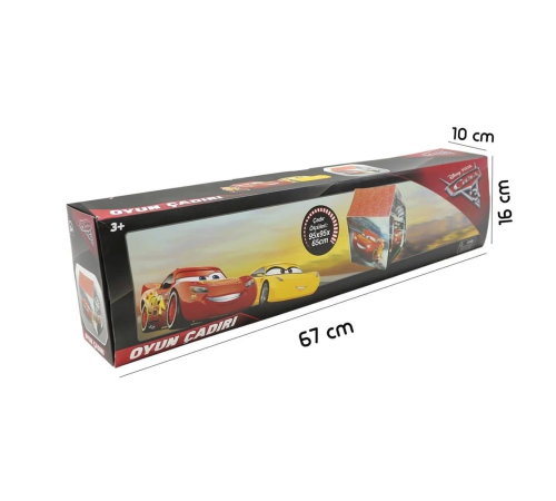 Cars Oyun Çadırı Ebat 95x95x65 cm - 85062