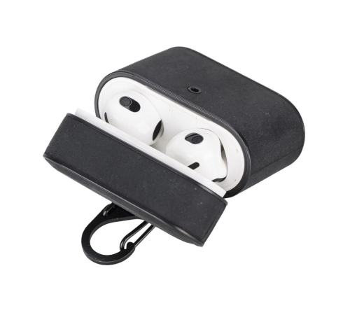 Casquet Apple AirPods 3.nesil Uyumlu Deri Kılıf G1 Siyah Casquet Apple AirPods 3.nesil Uyumlu Deri Kılıf G1 Siyah