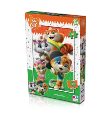 CAT 709 44 Kedi Puzzle 50 Parça - Ks Puzzle