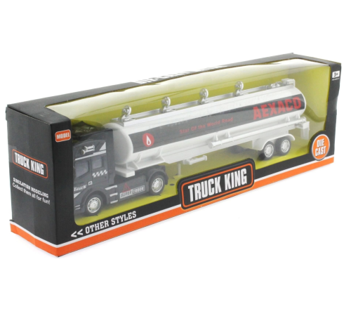 Çek Bırak Die Cast Siyah Kafalı Tanker