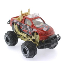 Çek Bırak Mini Off Road Kırmızı Polis Aracı