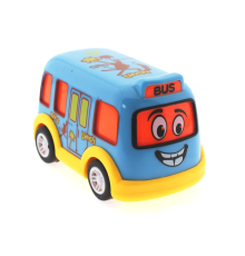 Çek Bırak Mini Sevimli Mavi Otobüs
