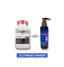 Ciagenix Erkek Performans Arttıran 60'lı Takviye + Etkili  Kadın İstekli Arttırıcı Krem 125 ML