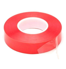 Çift Taraflı Akrilik Silikonize Bant 18 mm x 2 metre Kırmızı VHB (336336)