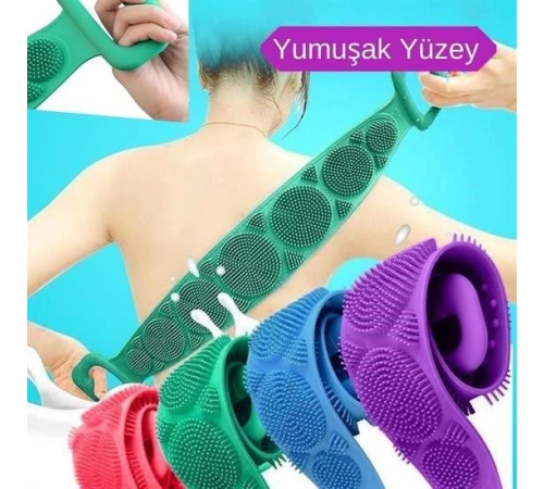 Çift Taraflı Banyo Hamam Lifi Silikon Masajlı Yumuşak Duş Lifi Uzun Ömürlü Hazır Banyo Kesesi -1 Adet Stokta Olan Renk Gönderilir Çift Taraflı Banyo Hamam Lifi Silikon Masajlı Yumuşak Duş Lifi Uzun Ömürlü Hazır Banyo Kesesi -1 Adet Stokta Olan Renk Gönderilir