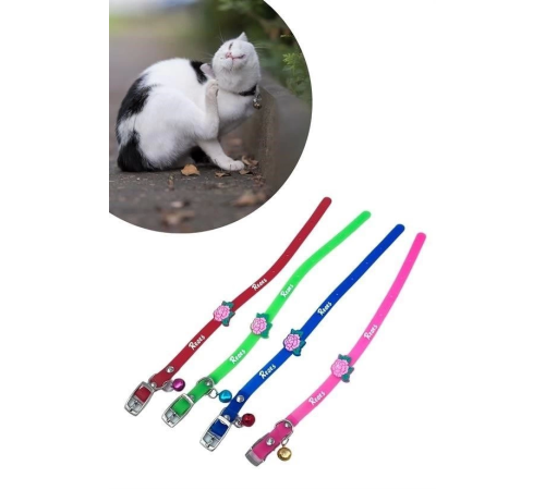 Çıngıraklı Zilli Sevimli Renkli Slikon Kedi Köpek Boyun Tasması - 1 Adet Stokta Olan Gönderilir Çıngıraklı Zilli Sevimli Renkli Slikon Kedi Köpek Boyun Tasması - 1 Adet Stokta Olan Gönderilir