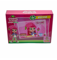 CK7879 ÇİLEK KIZ 100 Parça Kutu Puzzle-Utku Oyuncak