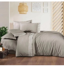 Clasy Ranforce Nevresim Takımı Çift Kişilik Britta V5 Bej