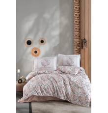 Clasy Ranforce Nevresim Takımı Çift Kişilik Hezen V1 Bej