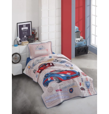 Clasy Tek Kişilik Yatak Örtüsü Garage
