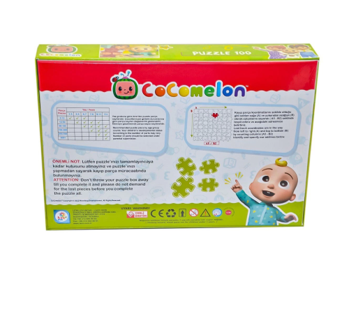 CO7778 Cocomelon 100 Parça