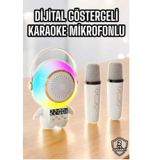 Çocuklara Özel Kablosuz Bluetooth Bağlantılı Karaoke Mikrofon