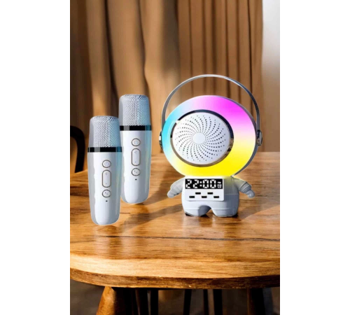 Çocuklara Özel Kablosuz Bluetooth Bağlantılı Karaoke Mikrofon