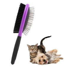 Çok Amaçlı Çift Taraflı Kolay Evcil Hayvan Kedi Köpek Temizleme Pet Fırçası