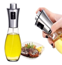 Çok Amaçlı Spreyli Sızdırmaz Cam Şişe Yağdanlık Limon Sirke Sos Püskürtücü Dağıtıcı Sprey
