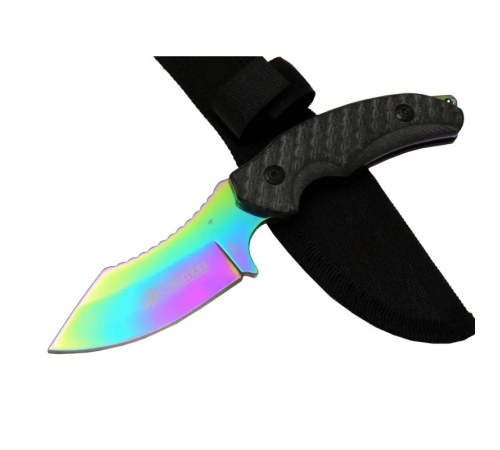 Columbia 156A Renkli Gökkuşağı Kamp Çakı Bıçağı 19 cm - Kılıflı Columbia 156A Renkli Gökkuşağı Kamp Çakı Bıçağı 19 cm - Kılıflı