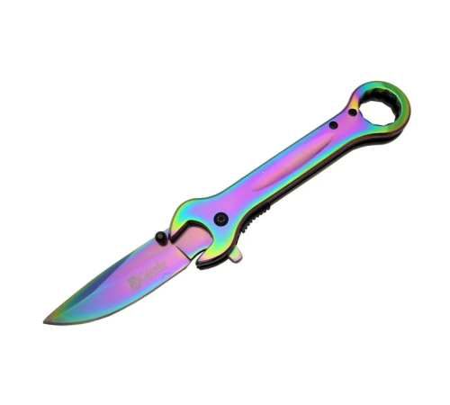 Columbia 8000A Anahtar Görünümlü Renkli Kamp Çakı 19 cm - Otomatik, Metal Sap Columbia 8000A Anahtar Görünümlü Renkli Kamp Çakı 19 cm - Otomatik, Metal Sap
