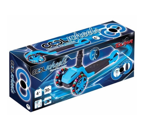 Cool Wheels Tulpar Işıklı Katlanabilir Scooter Mavi