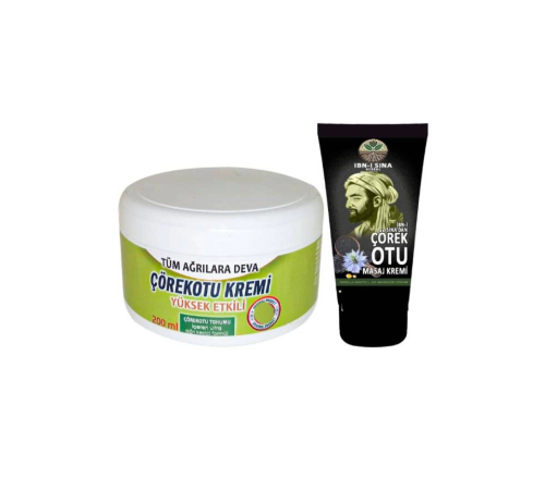 Çörek Otu Adale Sızıları için 200 ml+İbn-i Sina Çörek Otu Kremi 50 ml Çörek Otu Adale Sızıları için 200 ml+İbn-i Sina Çörek Otu Kremi 50 ml