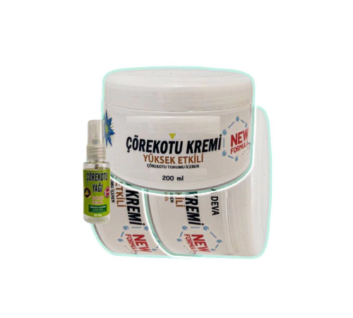 Çörek Otu Adale Sızıları İçin Masaj Bakım Kremi 3x200 ml+30 ml Çörek Otu Yağ ile Çörek Otu Adale Sızıları İçin Masaj Bakım Kremi 3x200 ml+30 ml Çörek Otu Yağ ile