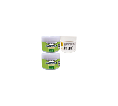 Çörek Otu Kremi Vücut sızıları için 2x150 ml+Bee Cure Krem 150 ml