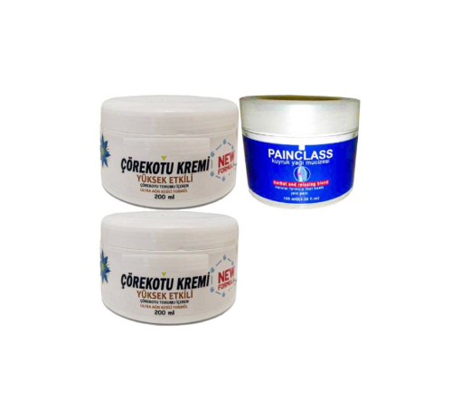 Çörek Otu Kremi XL Boy Sızılar İçin 2x200 ml+Painclass Kuyruk Yağı 100 ml Kremi Çörek Otu Kremi XL Boy Sızılar İçin 2x200 ml+Painclass Kuyruk Yağı 100 ml Kremi