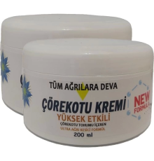 Corex Çörek Otu Kremi HAPXNS:034 2X200 ml Büyük Boy Kremi / 2AD. Vücut Bakım Kremi