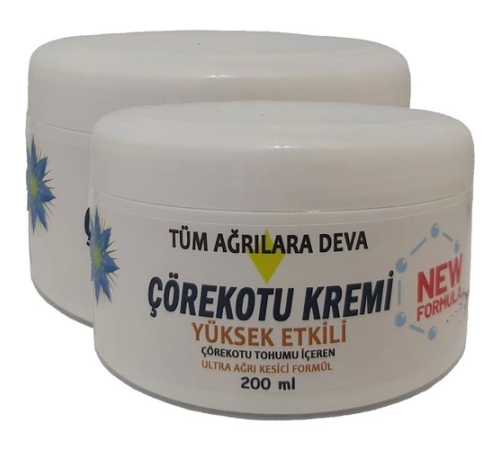 Corex Çörek Otu Kremi RIVERX:034 2X200 ml Büyük Boy Kremi / 2AD. Vücut Bakım Kremi