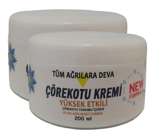 Corex Çörek Otu Kremi VIPXOF:034 2X200 ml Büyük Boy Kremi / 2AD. Vücut Bakım Kremi