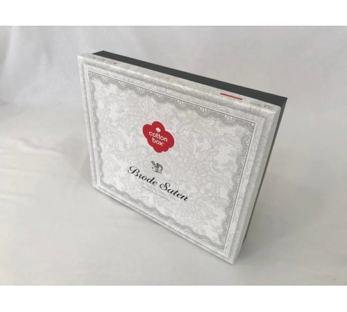 Cotton Box 3D Nakışlı Çift Kişilik Saten Nevresim Takımı Perla Beyaz Cotton Box 3D Nakışlı Çift Kişilik Saten Nevresim Takımı Perla Beyaz