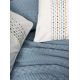 Cotton Box Aura Çift Kişilik Pike Takımı Pebble İndigo