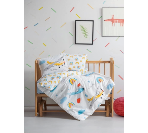 Cotton Box Bebek Nevresim Takımı Sky Mavi Cotton Box Bebek Nevresim Takımı Sky Mavi