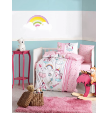 Cotton Box Bebek Nevresim Takımı Unicorn Pembe