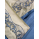 Cotton Box Brode Nakışlı Çift Kişilik Saten Nevresim Takımı Amaya Bej