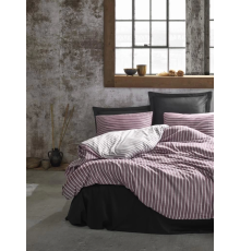 Cotton Box Çift Kişilik Bambu Saten Nevresim Takımı Bordo
