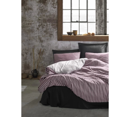 Cotton Box Çift Kişilik Bambu Saten Nevresim Takımı Bordo Cotton Box Çift Kişilik Bambu Saten Nevresim Takımı Bordo